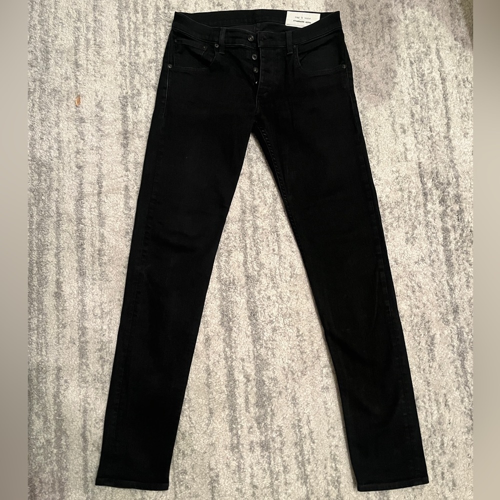 Rag & Bone Black Jeans Fit 1 Size 32